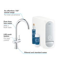 Grohe Grohe Blue Home C-Çıkış Uçlu Başlangıç Kiti - 31455000 - 3