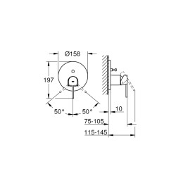 Grohe Grohe Plus Ankastre Banyo/Duş Bataryası - 24060Dc3 - 2