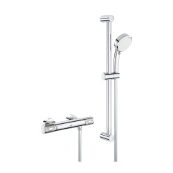 Grohe Grohtherm 1000 Performance Termostatik Duş Bataryası / Duş Seti Dahil - 34834000 - 1