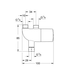 Grohe Grohtherm Micro Mikro Termostat - 34487000 - 2