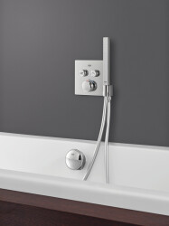 Grohe Grohtherm Smartcontrol Çift Valfli Akış Kontrollü, Ankastre Termostatik Duş Bataryası, Entegre Duş Kolu İle - 29125000 - 4