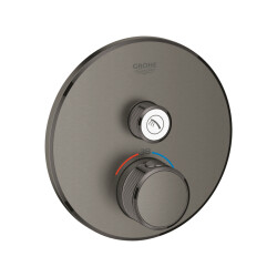 Grohe Grohtherm Smartcontrol Tek Valfli Akış Kontrollü, Ankastre Termostatik Duş Bataryası - 29118Al0 - 1