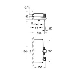 Grohe Grohtherm Smartcontrol Termostatik Banyo Bataryası - 34718000 - 2