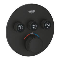 Grohe Grohtherm Smartcontrol Üç Valfli Akış Kontrollü, Ankastre Termostatik Duş Bataryası (29508Kf0) - 1