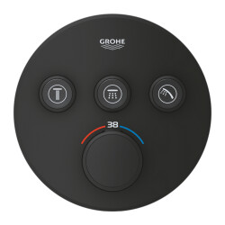 Grohe Grohtherm Smartcontrol Üç Valfli Akış Kontrollü, Ankastre Termostatik Duş Bataryası (29508Kf0) - 3