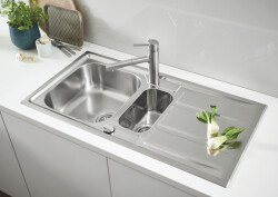 Grohe K400+ Damlalıklı Paslanmaz Çelik Eviye - 31569Sd0 - 3