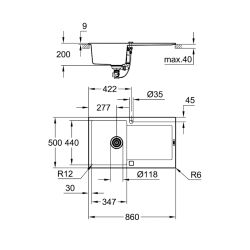 Grohe K500 - 31644Ap0 - 2