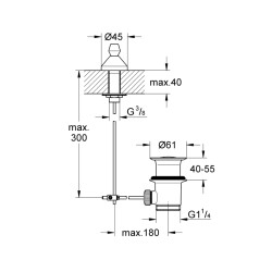 Grohe Kumandalı Sifon 1 1/4' - 28900000 - 2