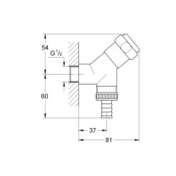 Grohe Orjinal Was® Bağlantı Borusu - 41010000 - 2