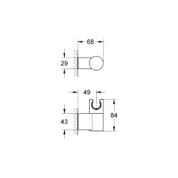 Grohe Rainshower El Duşu Askısı - 27055000 - 2