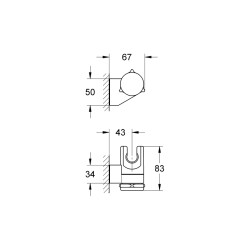 Grohe Relexa El Duşu Askısı - 28623000 - 2