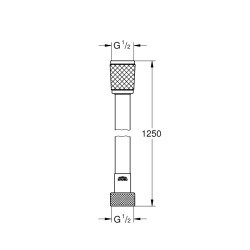 Grohe Relexaflex Duş Hortumu 1250 - 28150001 - 2