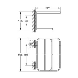 Grohe Selection Banyo Havluluğu - 41066Gl0 - 2