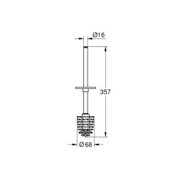 Grohe Selection Cube Yedek Fırça - 40868000 - 2