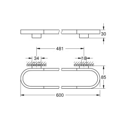 Grohe Selection Havluluk - 41056Dc0 - 2