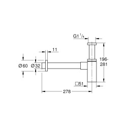 Grohe Sifon - 40564Dc0 - 2