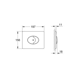 Grohe Skate Air Kumanda Paneli - 38506000 - 2