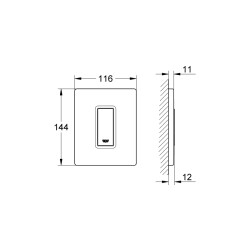 Grohe Skate Cosmopolitan Kumanda Paneli - 38784000 - 2