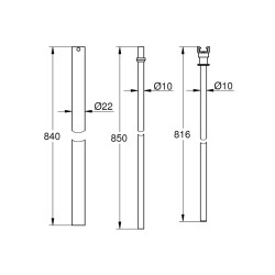 Grohe Tadilat/Yenileme İçin Duş Sistemi Borusu - 48054000 - 2