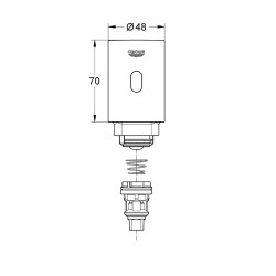 Grohe Tectron Retro-Fit Ünite ½' - 37427000 - 2