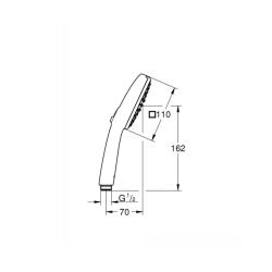 Grohe Tempesta Cube 110 El Duşu 2 Akışlı (269022433) - 6