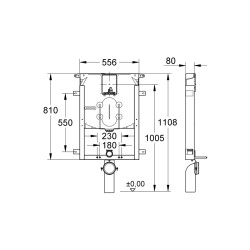 Grohe Uniset Gömme Rezervuar, 80 Mm - 38729000 - 2