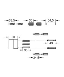 Grohe Uzatma Seti - 46343000 - 4