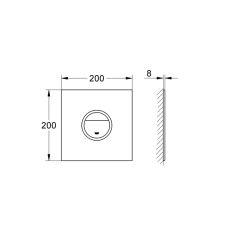Grohe Veris Light Kumanda Paneli - 38915Ks0 - 2