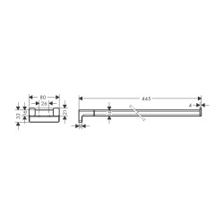 HansGrohe Addstoris Havluluk - 41770000 - 2