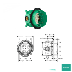 Hansgrohe Ankastre Banyo Duş Seti -1 - 9