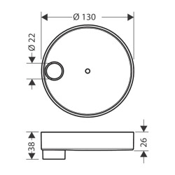 HansGrohe Casetta S Puro Sabunluk - 28679000 - 2