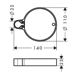 HansGrohe Casetta Sabunluk - 28678000 - 2