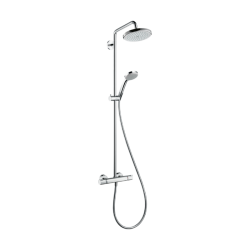 HansGrohe Croma Duş Kolonu 220 1 Jet, Ecosmart. 9 Lt/Dk, Termostat İle - 27188000 - 1