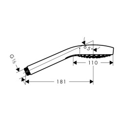 HansGrohe Croma Select S El Duşu Vario - 26802400 - 2