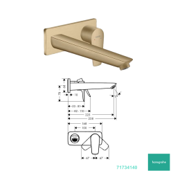 Hansgrohe Duvardan Ankastre Lavabo Bataryası - 1 - 2