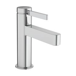 HansGrohe Finoris Tek Kollu Lavabo Bataryası 100, Bas - Aç Gider Seti İle - 76010000 - 1