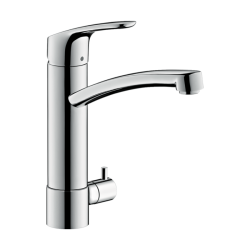 HansGrohe Focus M41 Tek Kollu Eviye Bataryası 200, Açma - Kapama Valfi, 1Jet - 31803000 - 1