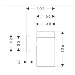 HansGrohe Logis Diş Fırçalığı - 40518820 - 2