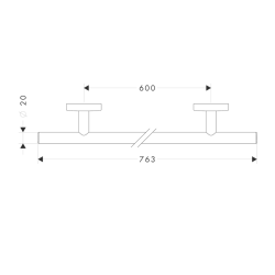 HansGrohe Logis Havluluk - 40516000 - 2