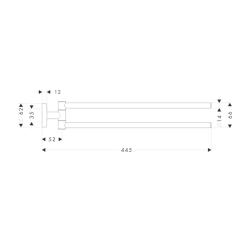 HansGrohe Logis Havluluk İkili - 40512820 - 2