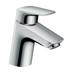 HansGrohe Logis Tek Kollu Lavabo Bataryası 70 Bas - Aç Gider Seti, Düşük Basınçlı Isıtıcılar İçin - 71074000 - 1