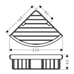 HansGrohe Logis Universal Köşe Süngerlik - 41710000 - 2