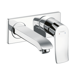 HansGrohe Metris Tek Kollu Lavabo Bataryası Ankastre Duvara Monte, 16.5 Cm Gaga İle - 31085000 - 1