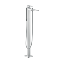 HansGrohe Metropol Tek Kollu Banyo Bataryası Çubuk Volan İle Yerden - 32532000 - 1