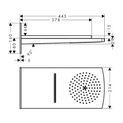 HansGrohe Raindance Rainfall Tepe Duşu 180 2 Jet - 28433000 - 2