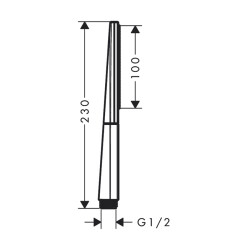 HansGrohe Rainfinity Baton El Duşu 100 1 Jet Ecosmart - 26867140 - 2