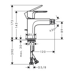 HansGrohe Rebris E - 72211000 - 2