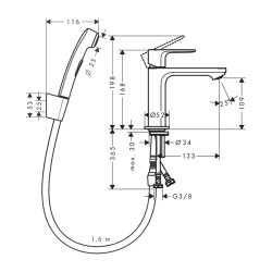 HansGrohe Rebris E - 72216000 - 2