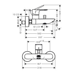 HansGrohe Rebris E - 72450000 - 2