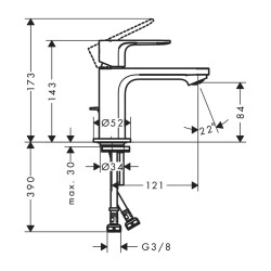 HansGrohe Rebris E - 72553000 - 2